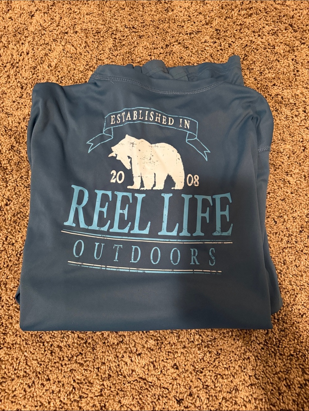 Reel Life Outdoors Long Sleeve Shirt - Blue